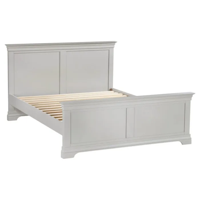 Bordeaux 5ft High End Bed - Pebble Grey | Murphy Furniture