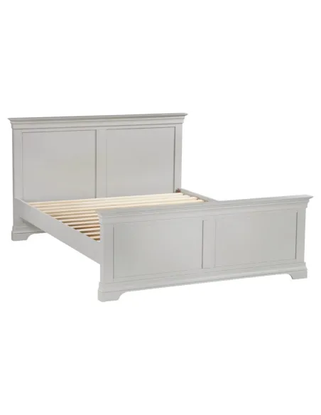 Bordeaux 5ft High End Bed - Pebble Grey | Murphy Furniture