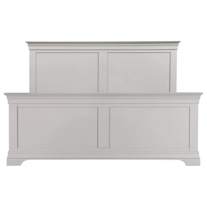 Bordeaux 5ft High End Bed - Pebble Grey | Murphy Furniture