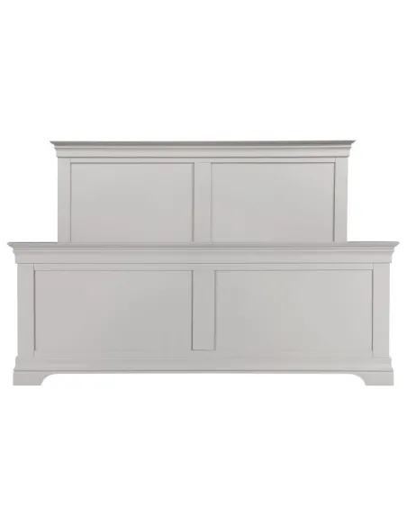 Bordeaux 5ft High End Bed - Pebble Grey | Murphy Furniture