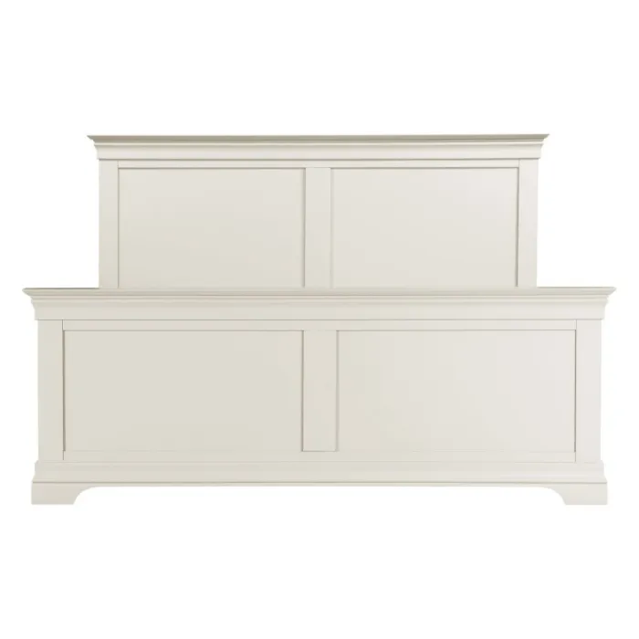 Bordeaux 5ft High End Bed - Ivory | Murphy Furniture