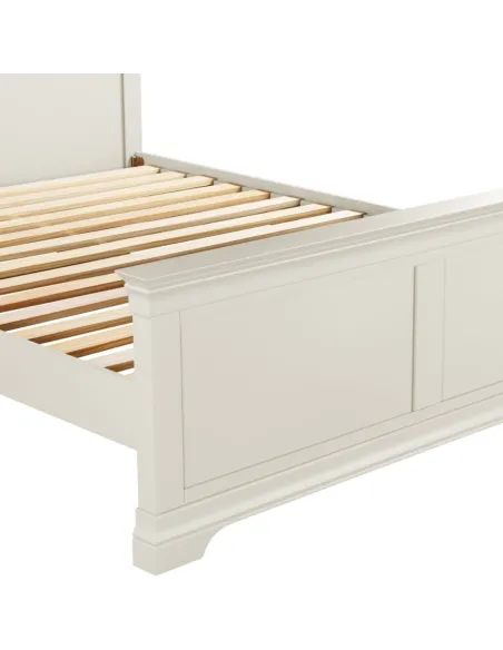 Bordeaux 5ft High End Bed - Ivory | Murphy Furniture