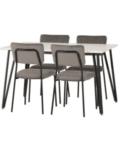 Marlow Dining Set With Sheldon Chairs - | Murphy Furniture 2