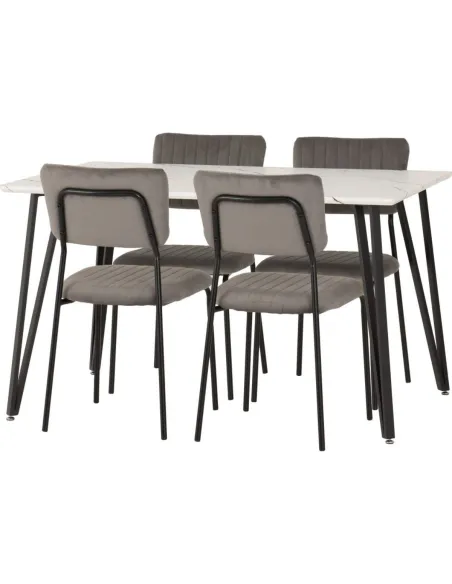 Marlow Dining Set With Sheldon Chairs - | Murphy Furniture