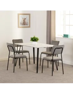 Marlow Dining Set With Sheldon Chairs - | Murphy Furniture