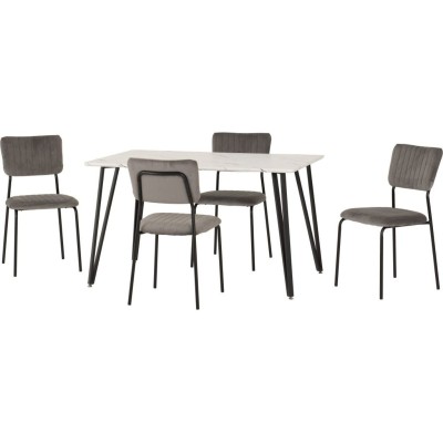 Marlow Dining Set With Sheldon Chairs - | Murphy Furniture