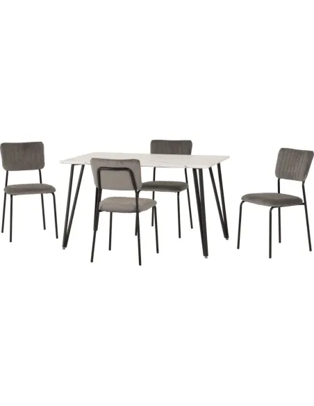 Marlow Dining Set With Sheldon Chairs - | Murphy Furniture