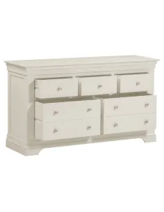 Bordeaux 3+2 Drawer Chest - Ivory | Murphy Furniture 2