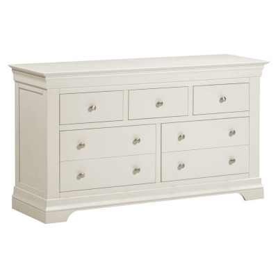 Bordeaux 3+2 Drawer Chest - Ivory | Murphy Furniture