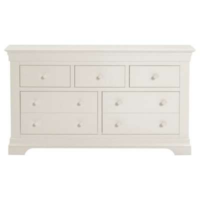 Bordeaux 3+2 Drawer Chest - Ivory | Murphy Furniture