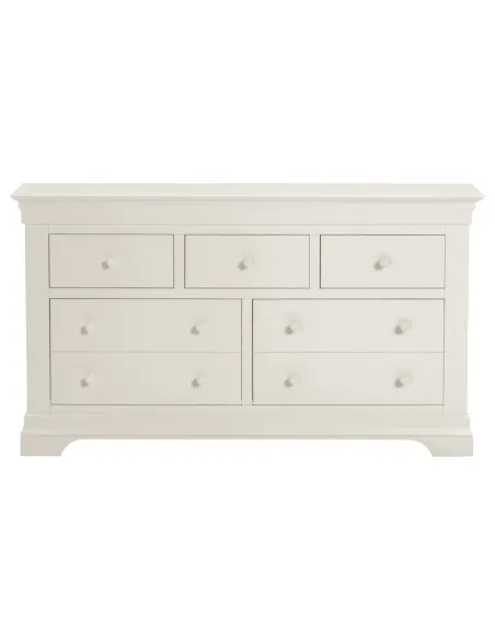 Bordeaux 3+2 Drawer Chest - Ivory | Murphy Furniture