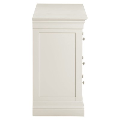 Bordeaux 3+2 Drawer Chest - Ivory | Murphy Furniture