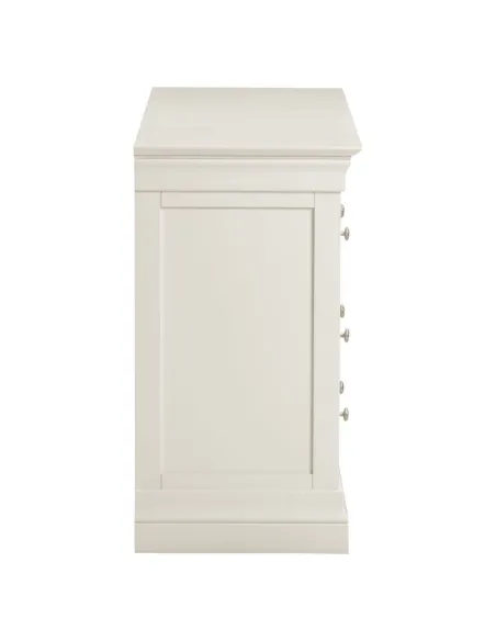 Bordeaux 3+2 Drawer Chest - Ivory | Murphy Furniture