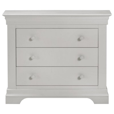 Bordeaux 3 Drawer Chest - Pebble Grey | Murphy Furniture