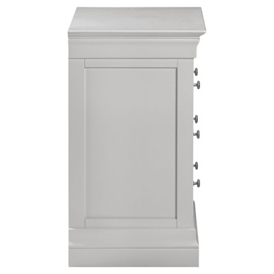 Bordeaux 3 Drawer Chest - Pebble Grey | Murphy Furniture