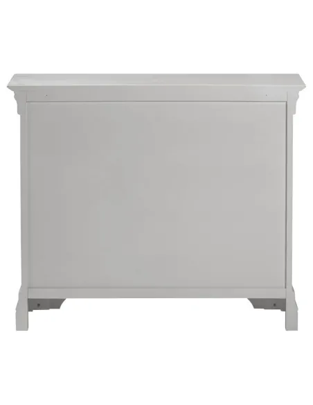 Bordeaux 3 Drawer Chest - Pebble Grey | Murphy Furniture