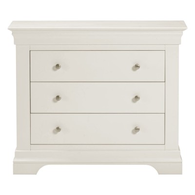 Bordeaux 3 Drawer Chest - Ivory | Murphy Furniture