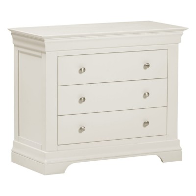 Bordeaux 3 Drawer Chest - Ivory | Murphy Furniture