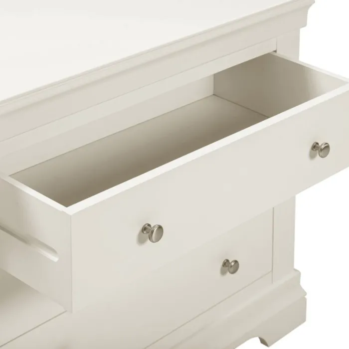Bordeaux 3 Drawer Chest - Ivory | Murphy Furniture