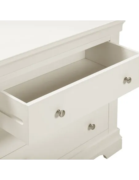 Bordeaux 3 Drawer Chest - Ivory | Murphy Furniture