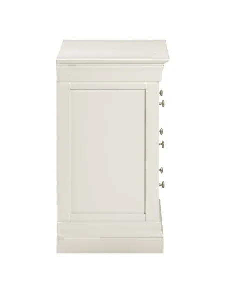Bordeaux 3 Drawer Chest - Ivory | Murphy Furniture