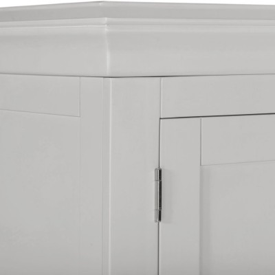Bordeaux 3 Door Wardrobe - Pebble Grey | Murphy Furniture