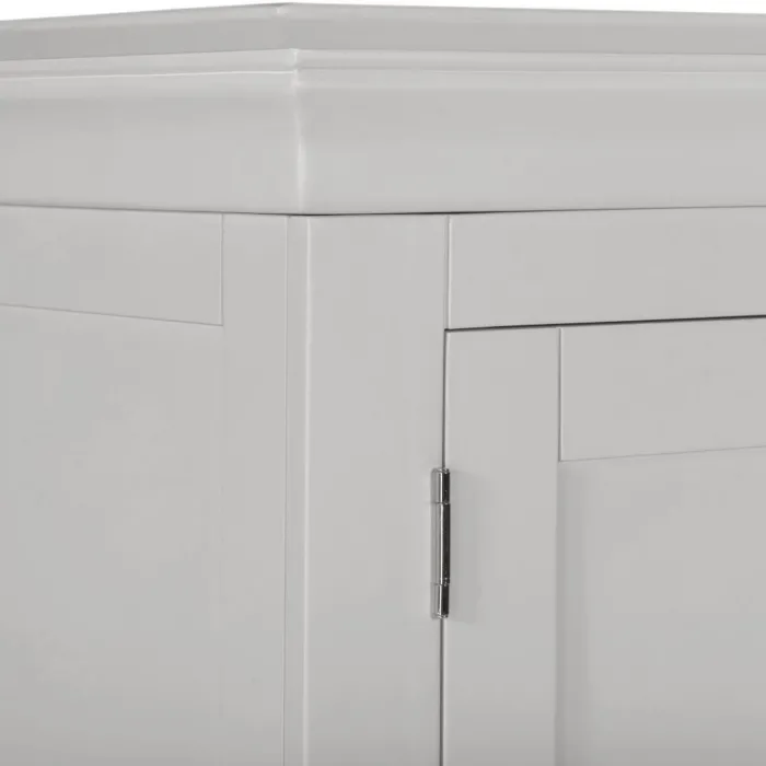 Bordeaux 3 Door Wardrobe - Pebble Grey | Murphy Furniture