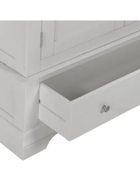 Bordeaux 3 Door Wardrobe - Pebble Grey | Murphy Furniture