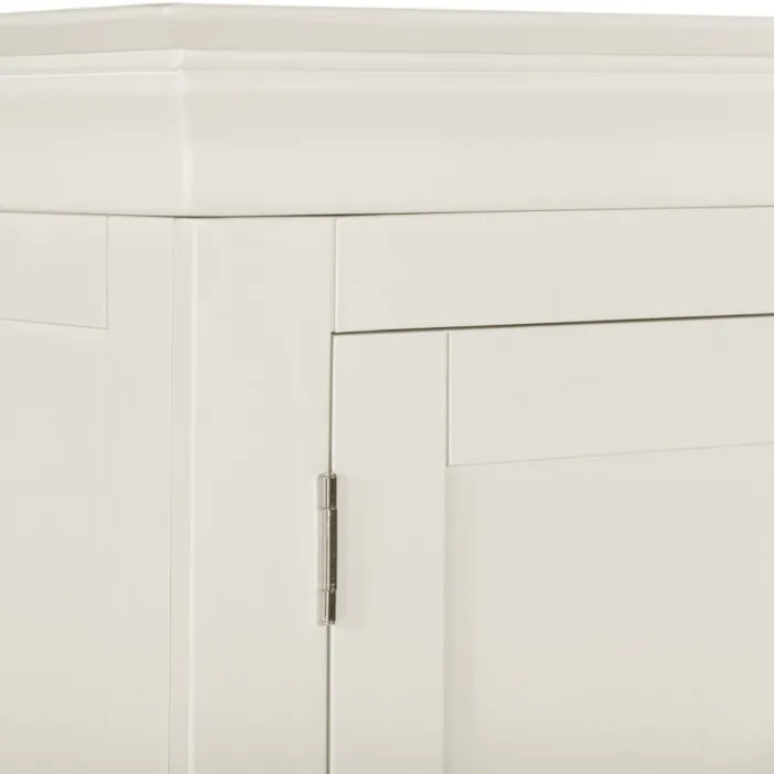 Bordeaux 3 Door Wardrobe - Ivory | Murphy Furniture