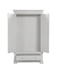 Bordeaux 2 Door Wardrobe - Pebble Grey | Murphy Furniture 2