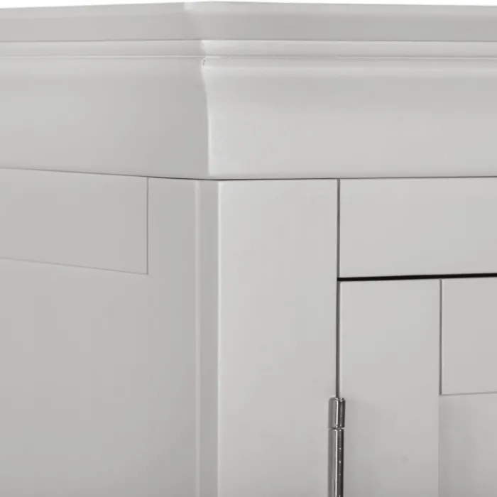 Bordeaux 2 Door Wardrobe - Pebble Grey | Murphy Furniture