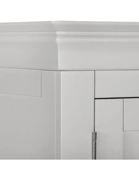 Bordeaux 2 Door Wardrobe - Pebble Grey | Murphy Furniture