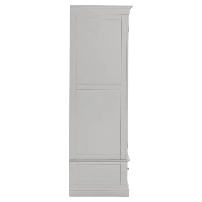 Bordeaux 2 Door Wardrobe - Pebble Grey | Murphy Furniture