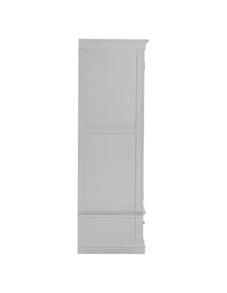 Bordeaux 2 Door Wardrobe - Pebble Grey | Murphy Furniture