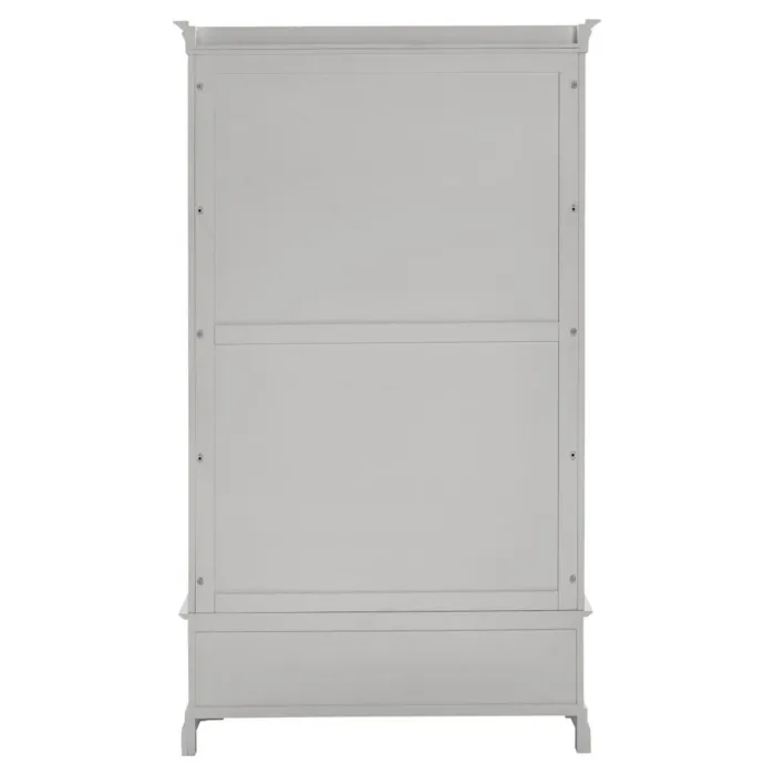 Bordeaux 2 Door Wardrobe - Pebble Grey | Murphy Furniture