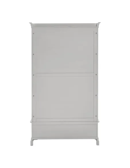 Bordeaux 2 Door Wardrobe - Pebble Grey | Murphy Furniture