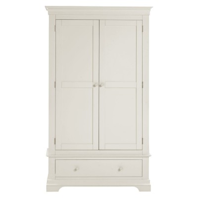 Bordeaux 2 Door Wardrobe - Ivory | Murphy Furniture