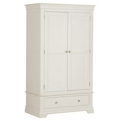 Bordeaux 2 Door Wardrobe - Ivory | Murphy Furniture