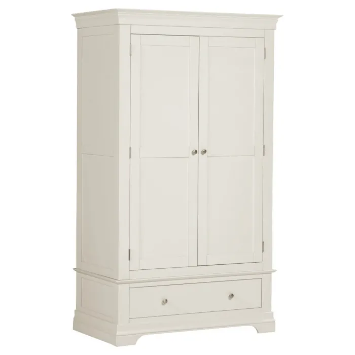 Bordeaux 2 Door Wardrobe - Ivory | Murphy Furniture