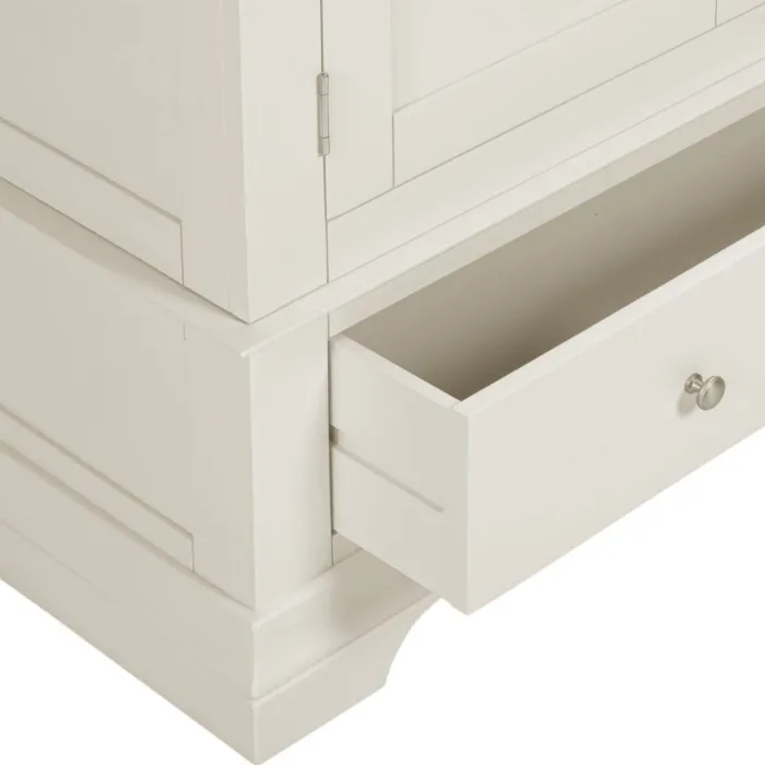 Bordeaux 2 Door Wardrobe - Ivory | Murphy Furniture