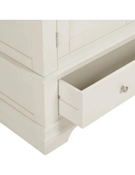 Bordeaux 2 Door Wardrobe - Ivory | Murphy Furniture