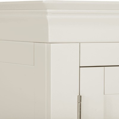 Bordeaux 2 Door Wardrobe - Ivory | Murphy Furniture