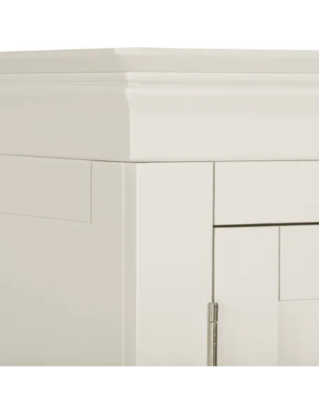 Bordeaux 2 Door Wardrobe - Ivory | Murphy Furniture