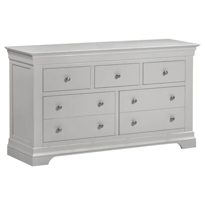 Bordeaux 3+2 Drawer Chest - Pebble Grey/ | Murphy Furniture