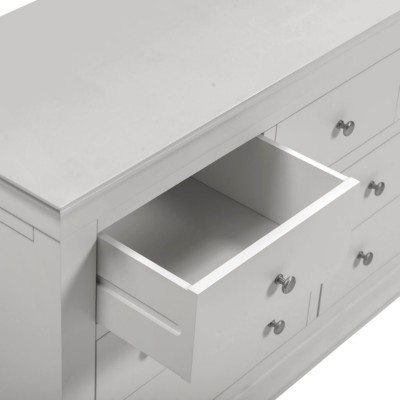 Bordeaux 3+2 Drawer Chest - Pebble Grey/ | Murphy Furniture