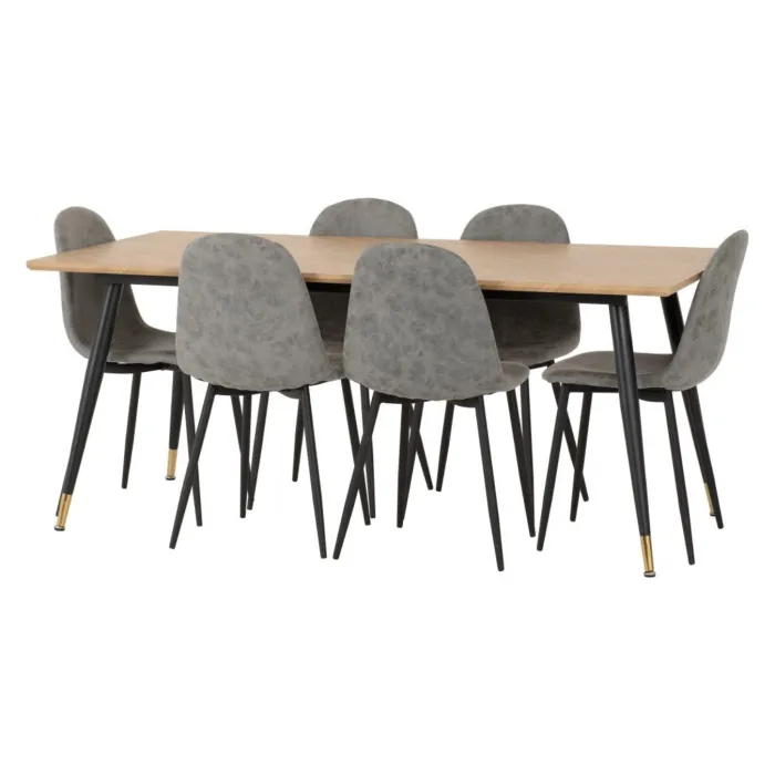 Hamilton & Athens Large Dining Set (X6 C | Murphy Furniture