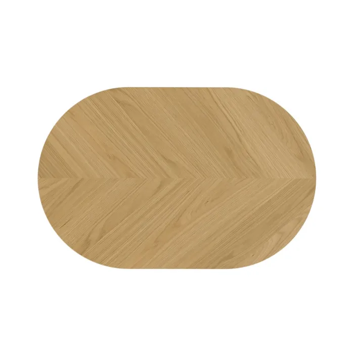 Chrisley 1150 x 750 mm Fixed Oval Dining | Murphy Furniture