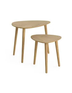Chrisley Nest of Table - Herringbone Oak | Murphy Furniture 2
