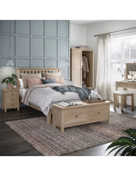 Turnberry 5ft Slatted Low Foot End Bedfr | Murphy Furniture