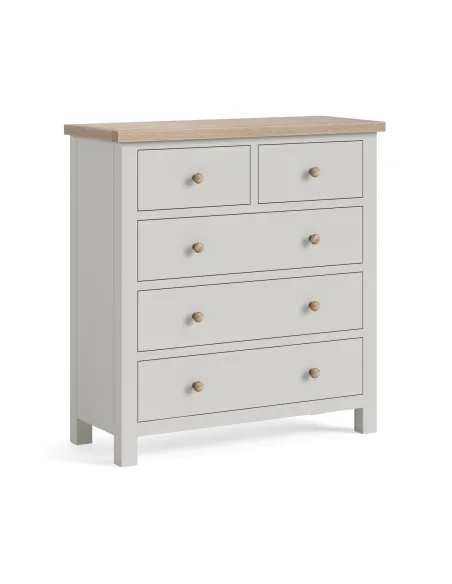Turnberry 2 Over 3 Chest - Grey | Murphy Furniture